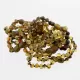 10 Raw Green BAROQUE Baltic amber teething bracelets 14cm