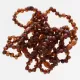 10 Raw Cognac BAROQUE Baltic amber teething bracelets 14cm