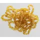 10 Raw Honey BAROQUE Baltic Amber Bracelet 19cm