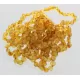 10 Raw Honey BAROQUE Baltic Amber Bracelet 19cm