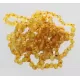 10 Raw Honey BAROQUE Baltic Amber Bracelet 19cm