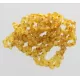 8 Raw Honey BAROQUE Baltic Amber Bracelet 19cm