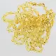 10 Unpolished Lemon BAROQUE Baltic amber teething bracelets 14cm