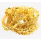 10 Raw Green BAROQUE Baltic Amber Bracelet 19cm