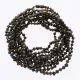 10 Raw Dark BAROQUE Baltic amber teething necklaces 32cm