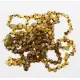10 Raw Green BAROQUE Baltic amber teething bracelets 16cm