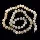 Raw Milk BAROQUE beads Baltic amber necklace 46cm