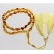 Islamic 33 Baltic amber Prayer OLIVE beads