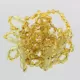10 Raw Green BAROQUE Baltic amber teething bracelets 14cm