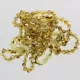 10 Raw Green BAROQUE Baltic amber teething bracelets 14cm