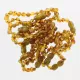 10 Raw Green BAROQUE Baltic amber teething bracelets 14cm