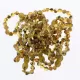 10 Raw Green BAROQUE Baltic amber teething bracelets 14cm