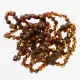 10 Raw Dark BAROQUE Baltic amber teething bracelets 14cm