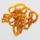10 Raw Honey CHIPS Baltic amber teething bracelets 14cm