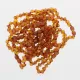 10 Raw Cognac BAROQUE Baltic Amber Bracelet 20cm
