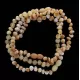 3 Raw Butter Baltic Amber Anklets 25cm