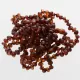 10 Raw Cognac BAROQUE Baltic amber teething bracelets 14cm