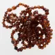 10 Raw Cognac BAROQUE Baltic amber teething bracelets 14cm