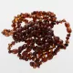 10 Raw Cognac BAROQUE Baltic amber teething bracelets 14cm