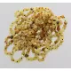 10 Raw Mix Baltic Amber Anklets 25cm