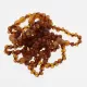10 Raw Cognac BAROQUE Baltic amber teething bracelets 14cm