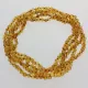 5 Raw Honey BAROQUE beads Baltic amber adult necklaces 45cm