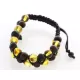 Shamballa Baltic Amber Bracelet for Adults