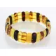 Multi pieces Baltic amber stretchy bracelet 20cm