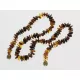 Green Chips Baltic amber necklace 44cm