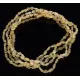 5 Raw Lemon BEANS Baltic amber adult necklaces 50cm