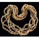5 Raw Lemon BEANS Baltic amber adult necklaces 55cm