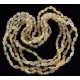 5 Raw Lemon BEANS Baltic amber adult necklaces 55cm