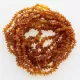 10 Raw CHIPS Baltic amber teething Baby necklaces 32cm
