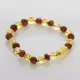 Multi Baltic Amber Bracelet for Adults