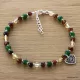 Heart Baltic Amber Anklet Gemstone Bracelet for Adults