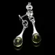 Lemon Ball Baltic Amber Drop Dangle Earrings