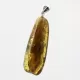 Free-form Natural Baltic Amber Silver Pendant
