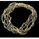5 Lemon BEANS Baltic amber adult necklaces 45cm