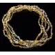 5 Honey BEANS Baltic amber adult necklaces 50cm