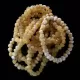 10 Butter BAROQUE Baltic amber stretchy bracelets 18cm