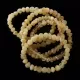 5 Butter BAROQUE Baltic amber stretchy bracelets 18cm