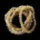 5 Butter BAROQUE Baltic amber stretchy bracelets 18cm