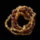 5 Raw BEANS Baltic amber teething bracelets 14cm