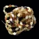 10 Raw Mix BEANS Baltic amber stretch bracelet 19cm