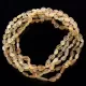 5 Big Lemon Raw BEANS Baltic amber adult necklaces 45cm