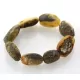 Large Raw Baltic amber beads stretch bracelet 20cm