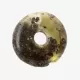 Donut shape Baltic amber pendant medallion