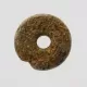 Donut shape Baltic amber pendant medallion