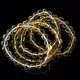 4 Lemon BAROQUE Baltic amber adult stretch bracelets 18cm