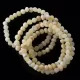 5 Raw Milk BAROQUE Baltic amber adult stretch bracelets 18cm